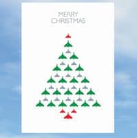 Vulcan Tree Pack of 10 Christmas Cards - Plastic Free